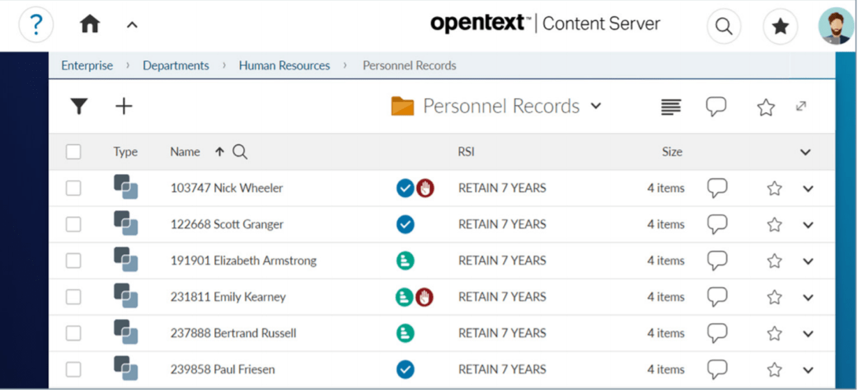 OpenText Records Management